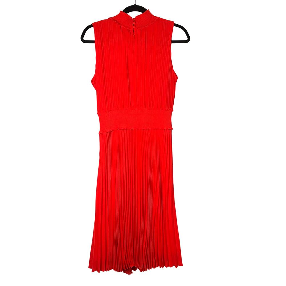 Nanette Lepore NWT Women's Mock Neck Sleeveless Pleated Maxi Dress Size‎ 10 - Picture 8 of 9